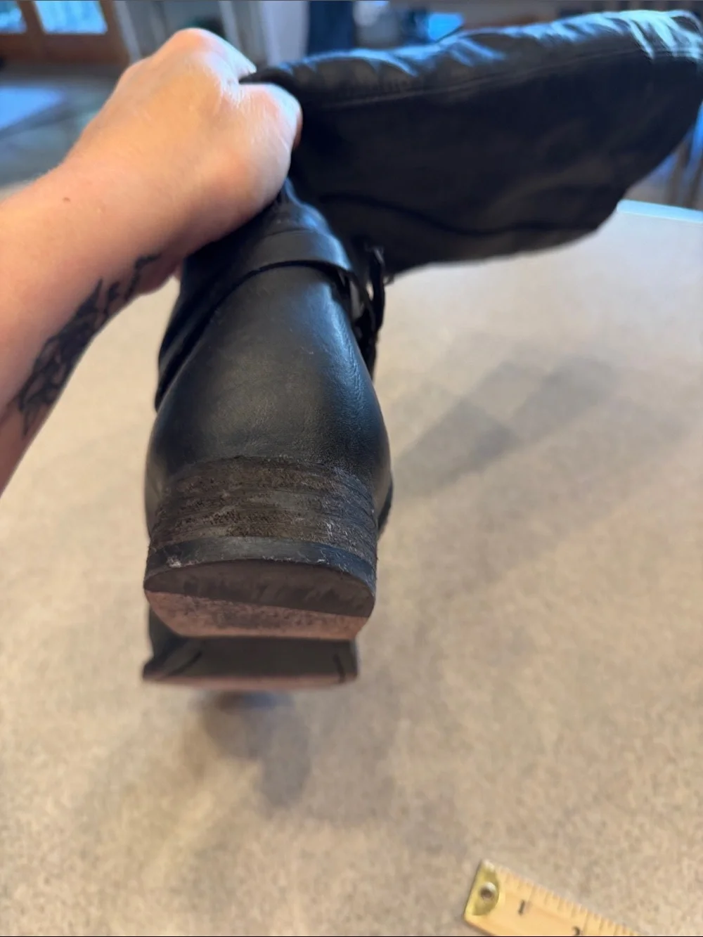 Frye Tall Brown Leather Women's Riding Boots women’s 11B